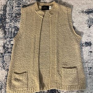 Vintage Leroy LRD Beige boucle vest